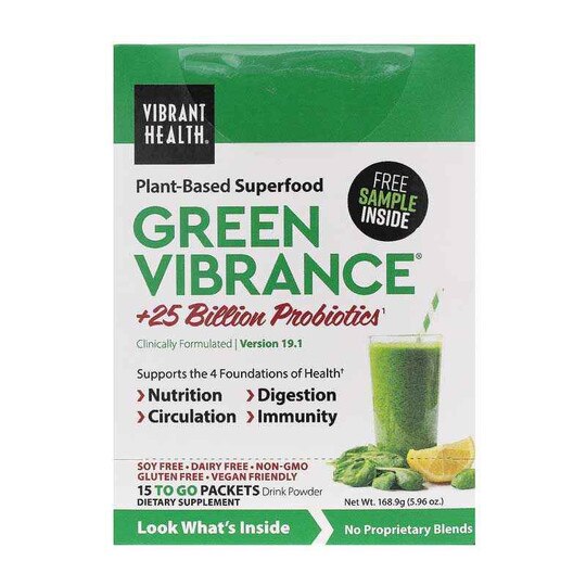 Green Vibrance Plant-Based Superfood Powder, VBH